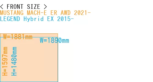#MUSTANG MACH-E ER AWD 2021- + LEGEND Hybrid EX 2015-